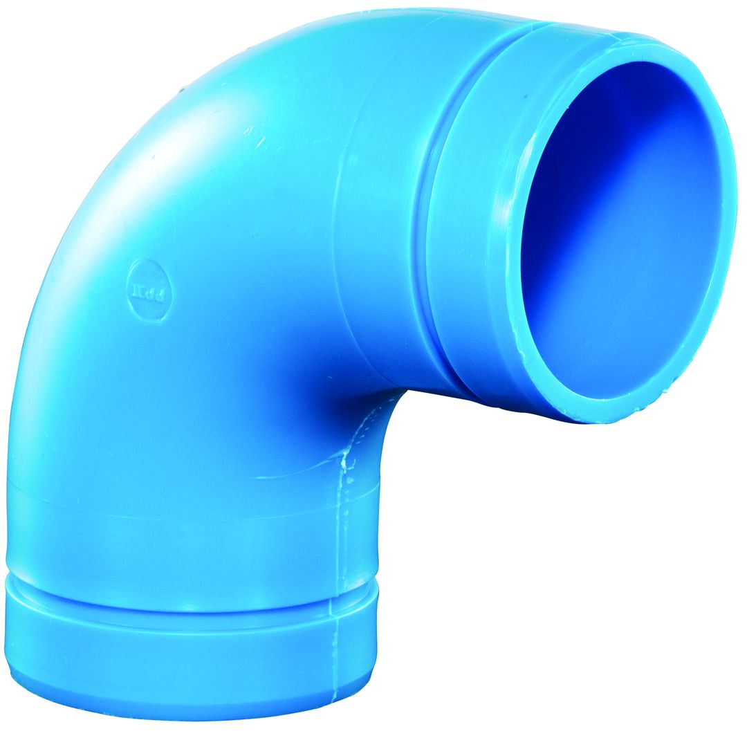 Product Image - 90 Elbows Blueline FRPP NH - Small - Angle
