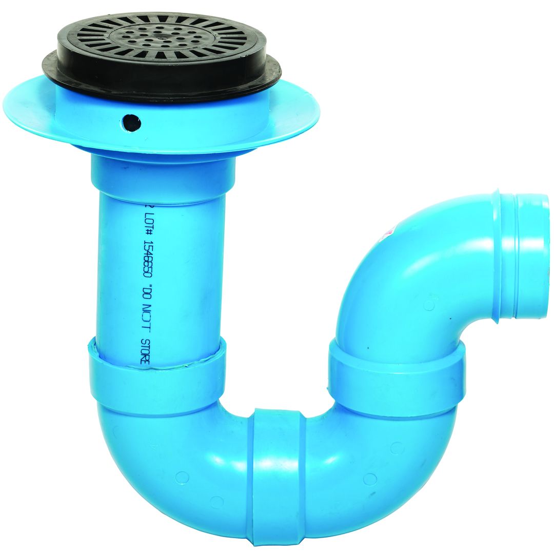 Product Image - Floor Drains with Integral Trap Blueline FRPP NH