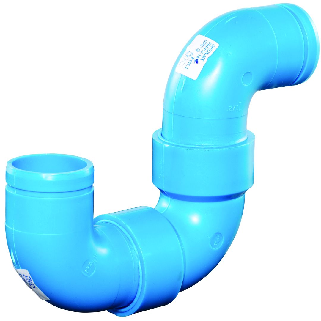 Product Image - P-Traps Blueline FRPP NH - RBP - Angle