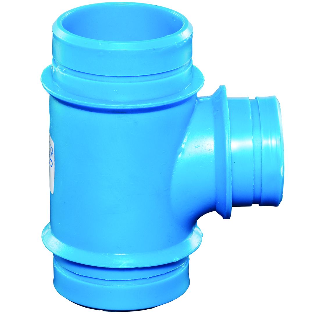 Product Image - Reducing Sanitary Tees Blueline FRPP NH