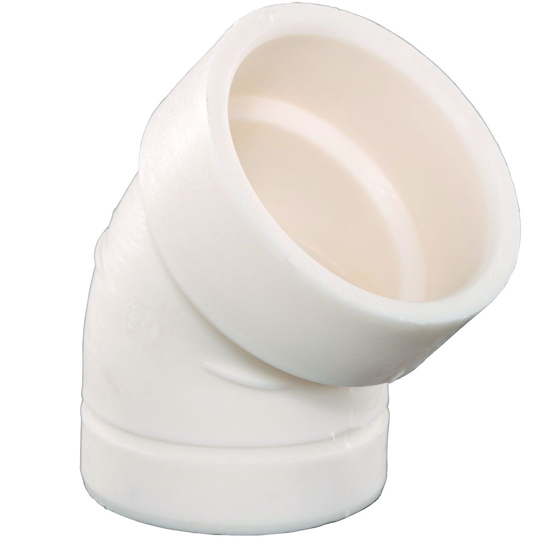 Product Image - F45 Elbows Plenum Plus PVDF SF - Angle