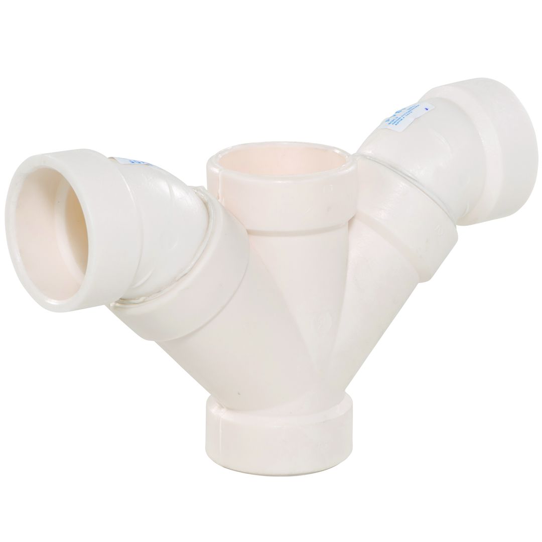 Product Image - Double Long Turn Wyes Plenum Plus PVDF SF - Angle