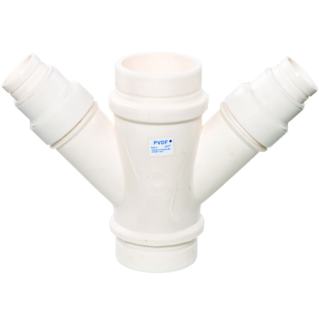 Product Image - Reducing Double Wyes Plenum Plus PVDF NH