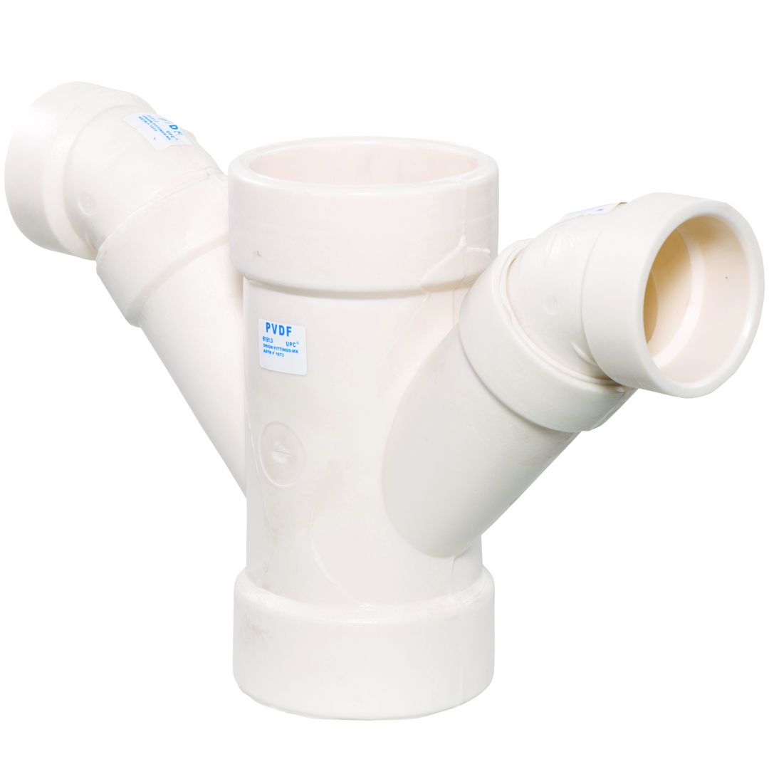Product Image - Reducing Long Turn Wyes Plenum Plus PVDF SF - Angle