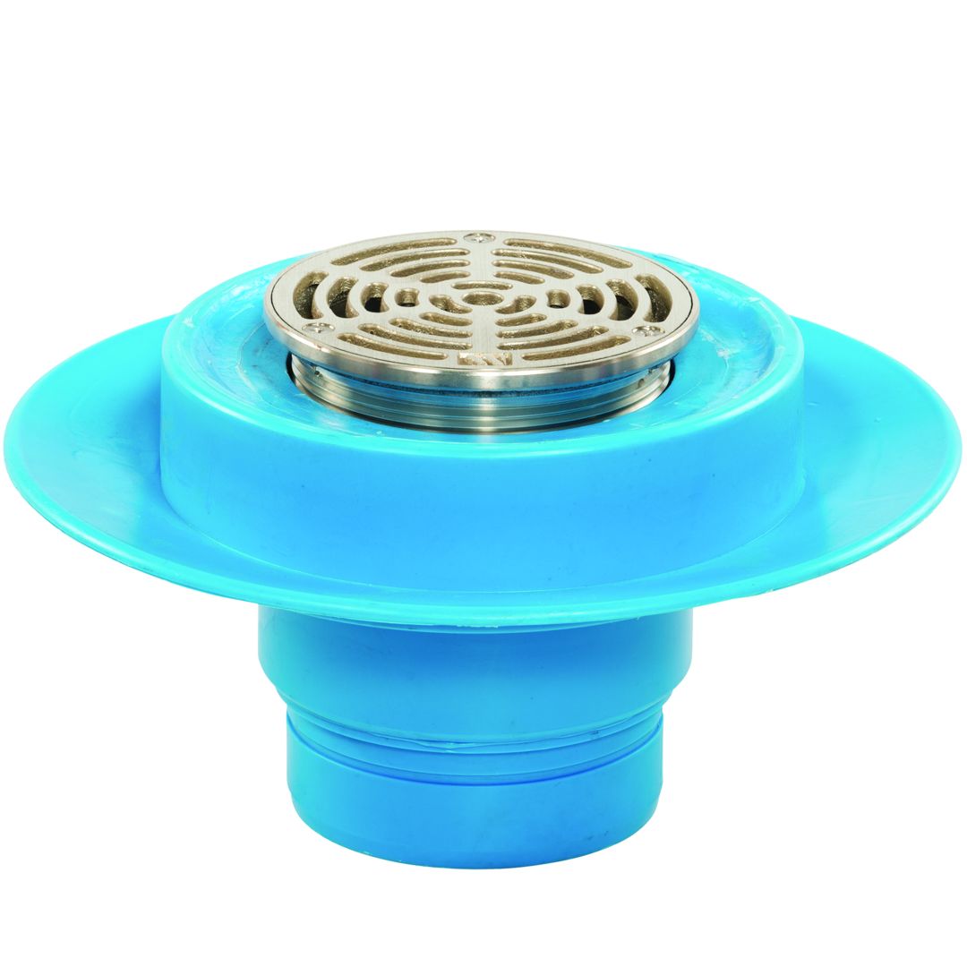 Product Image - Floor Drains Round Blueline FRPP/SS NH - 5 IN